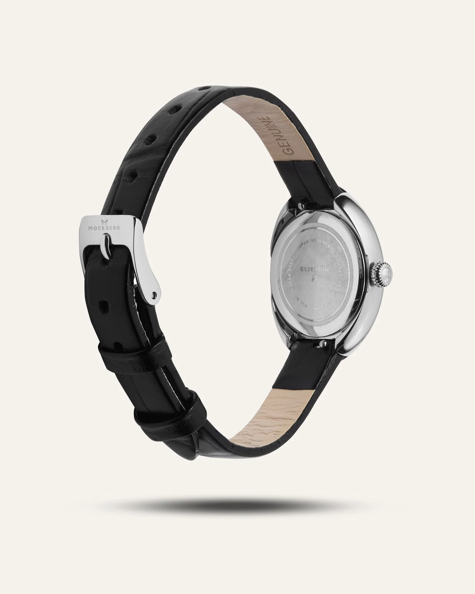 Belle Oval Leather  Watch - Image 5