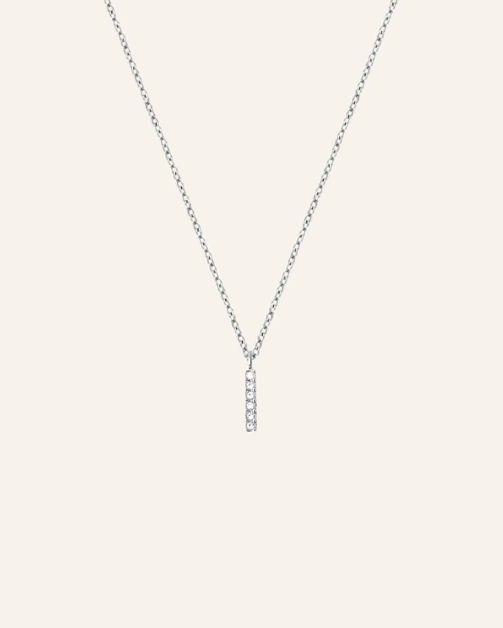 Petite Stone Letter Necklace - Image 13
