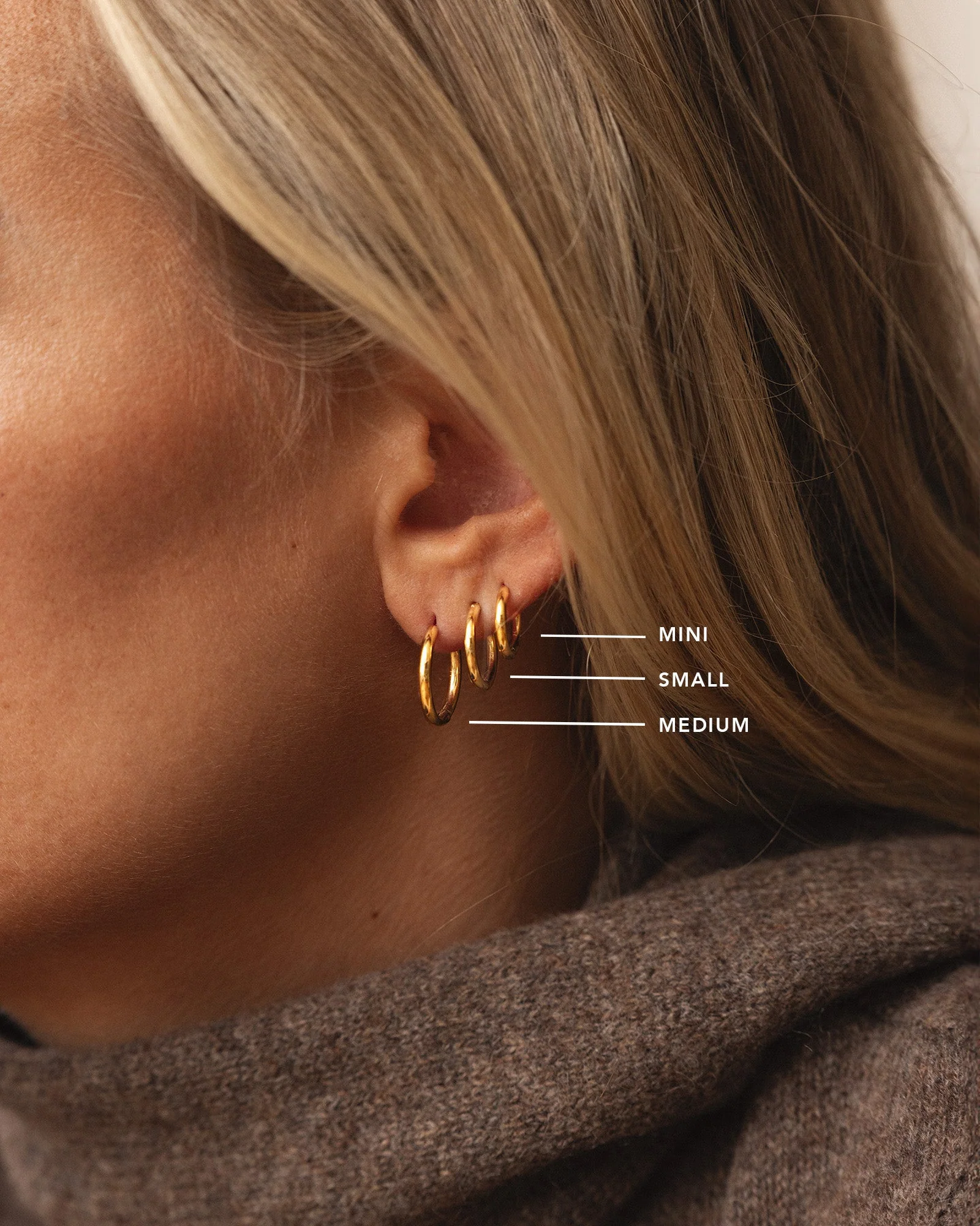 Slim Small Hoops - Image 7