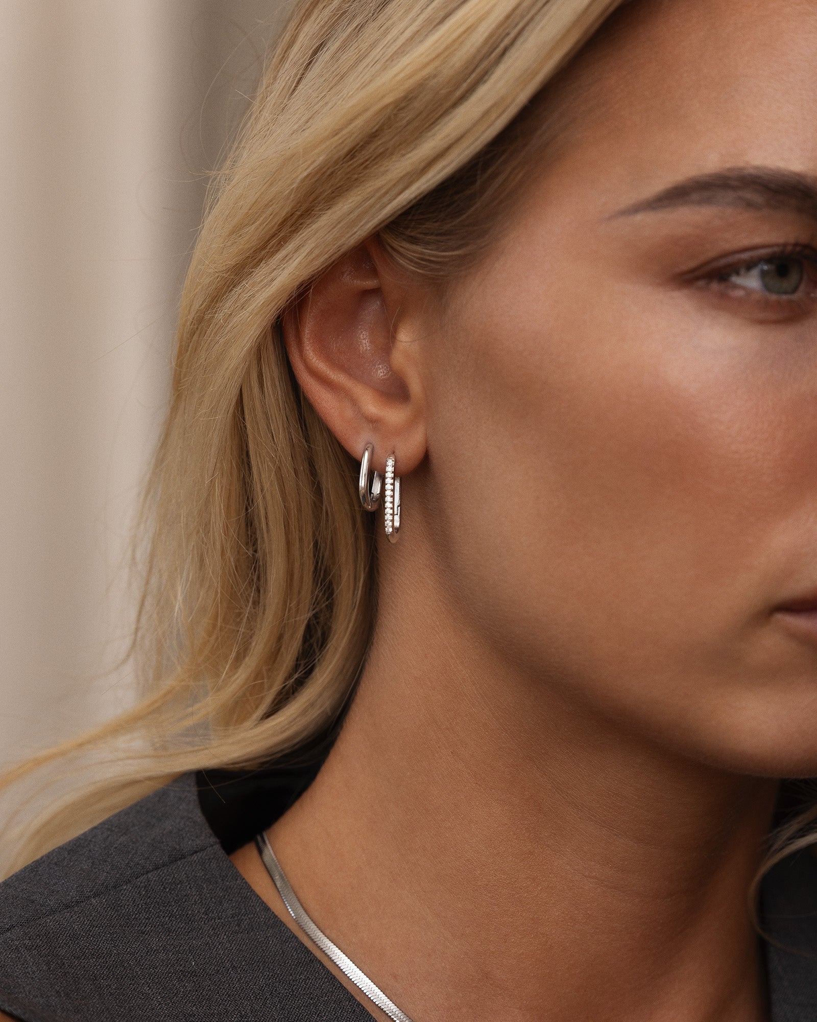 Sparkle Medium U-Hoops - Image 7