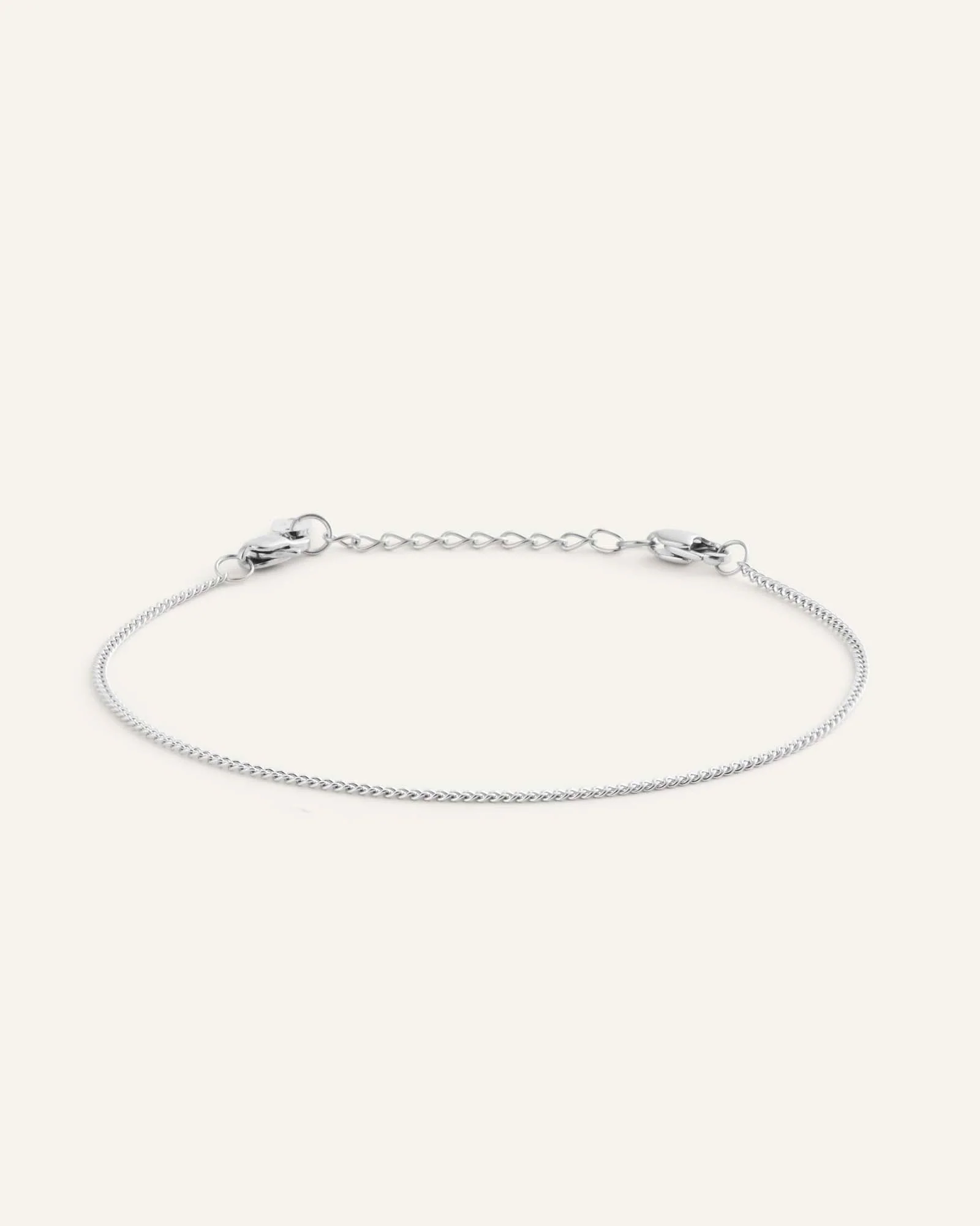 Thin Curb Chain Bracelet