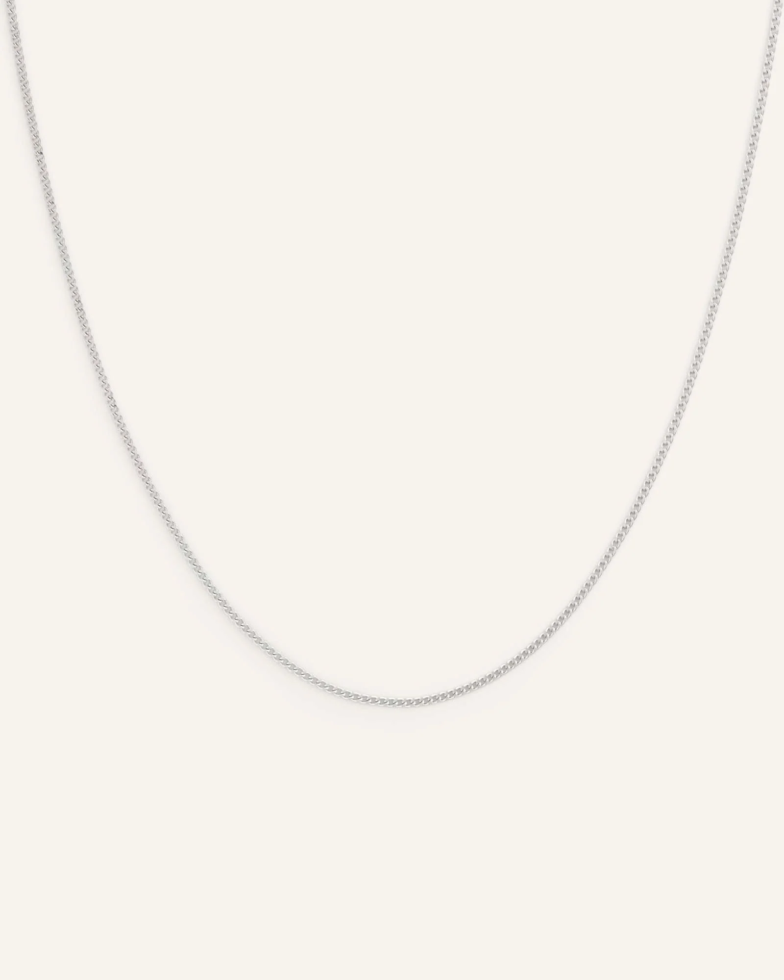 Thin Curb Chain Necklace